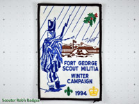Click to enlarge 1994 Fort George Scout Winter Campaign